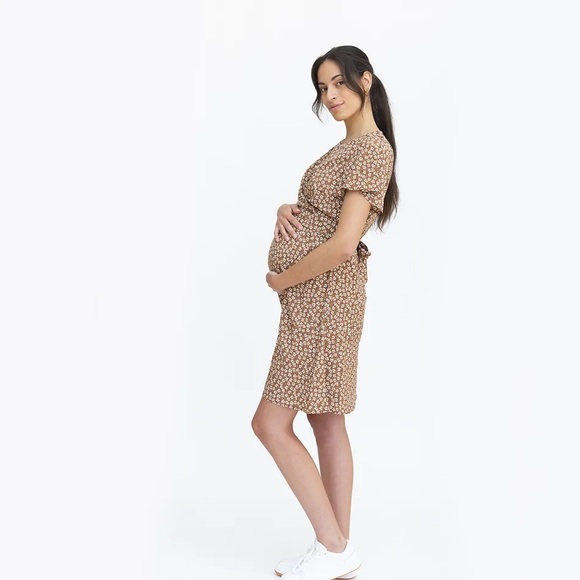Wrap Maternity Dress - Picture 3 of 5